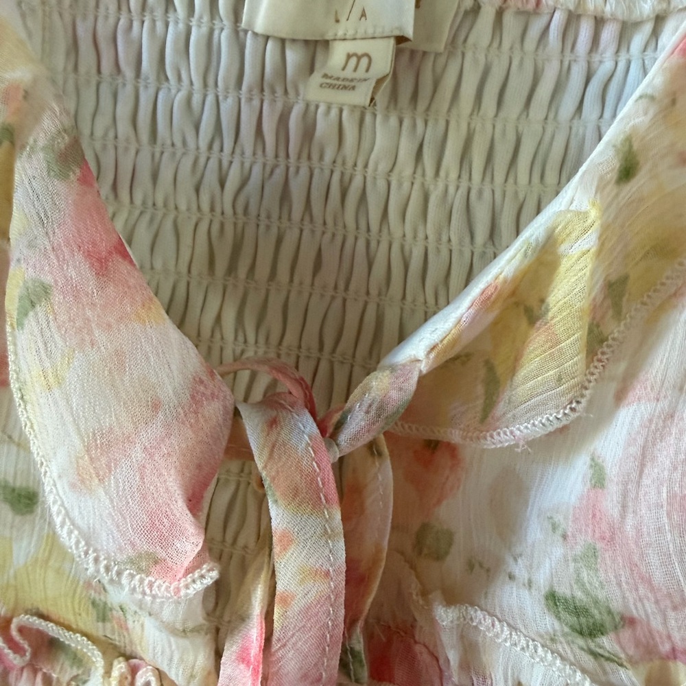 Floral Ruffle two piece skirt outfit - Picture 3 of 6